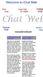 Mobile Screenshot of chat-web.com